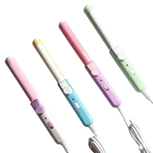 MKHSQHDG Today's Deals Mini Tourmaline Hair Straightener Curler 2 in 1 Beauty Flat