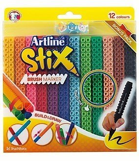 Artline Stix Marker – 16 Stück Mit 1,2 Mm Spitze Zum Malen, Zeichnen & Basteln