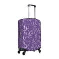 thumbnail image 3 of Balery Luggage Cover Lavender Flowers Print Suitcase Covers for Luggage Elastic Washable Suitcase Protector Fits 18-32 Inch Luggage-, 3 of 9