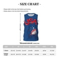 thumbnail image 4 of Rocae Gnome 4th of July for Men's Basketball Jersey Lightweight and Breathable Athletic Tank Top,Quick-Drying Sports Jersey X-Large, 4 of 9
