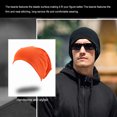thumbnail image 4 of Qarigey Gorros de la gorrita tejida Delicados y cómodos Adornos para la cabeza Gorros elásticos Gorros para adultos Accesorio de ropa para la Sombreros Naranja, 4 of 6