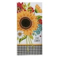 Set of 2 LIVE SIMPLY Sunflower Charm Terry Kitchen Towels by Kay Dee