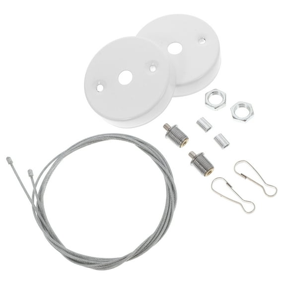 Hemoton 2 Sets Led Emergency Exit Sign Light Hanging Chain Exit Sign Light Pendant Chain Exit Sign Light Fixture Hanging Chains Lamp Chain