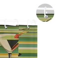 thumbnail image 5 of Yayeee Shower Curtain with Hooks 72"x72" Waterproof Fabric Bathroom Hanging Decor, Colorful Martini, 5 of 5