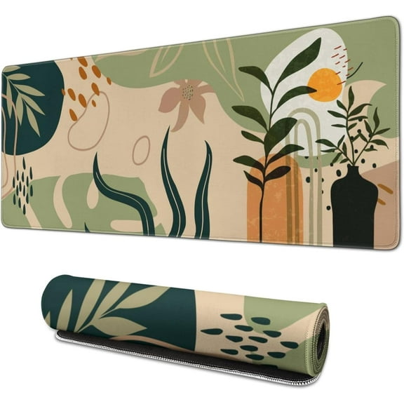 Boho Large Desk Mat for Desktop - Office Desk Pad and Computer Desk Mat