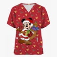 thumbnail image 5 of Disney-uniforme médico de Mickey Mouse para mujer, accesorios de enfermera esmerilados, ropa de trabajo para Hospital Clínica Dental, Feliz Navidad, 5 of 5