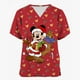 thumbnail image 5 of Disney-uniforme médico de Mickey Mouse para mujer, accesorios de enfermera esmerilados, ropa de trabajo para Hospital Clínica Dental, Feliz Navidad, 5 of 5