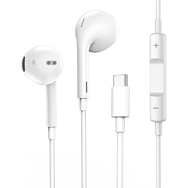 wonima11 Earbuds Wired Headphones with HiFi Stereo, Clear Calls, Nosie Reduction Built-in Microphone & Volume Control Headsets Compatible with iPhone 14/13/12/11/XR/XS/X/8/7/SE/Pro/Pro Max