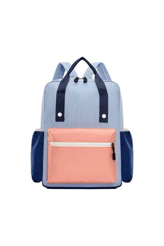 Comfortable Backpack Comfortable Backpack Lightweight Double Shoulder Bag, Blue Daypack for Campus and Travel, Breathable Cloth Backpack Lightweight Backpack