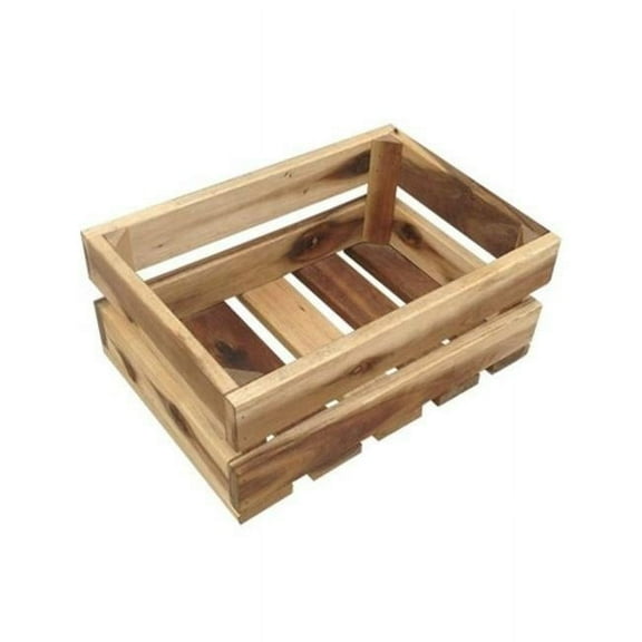 Avera Home Goods 212842 15.5 x 7 in. Crate-Style Wood Planter