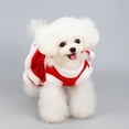 thumbnail image 5 of Xmarks Pet Dog Cat Pet Xmas Holiday Christmas Mrs Claus Winter Dress, 5 of 11