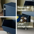 thumbnail image 6 of Toy Storage and Organizer  Muti-Functional Bookcase and Storage Bin with Moveable Drawers,2 Ties Storage Carbinet Dark Blue, 6 of 9