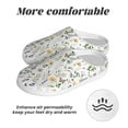 thumbnail image 6 of Fotbe Watercolor Wildflower 2 Pattern Women's Fuzzy Curly Fur Memory Foam Loafer Slippers Indoor Outdoor Slippers Winter Home Shoes-39/40, 6 of 7