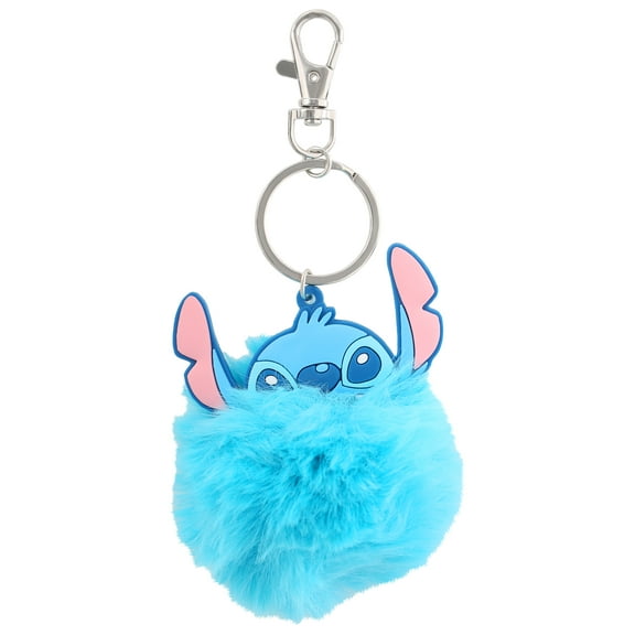 Disney Stitch Pom Pom Keychain Charm