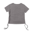 thumbnail image 6 of MuXiKeJi Clothes Tankaneo Womens Oversized T-Shirts Casual Summer Crew Neck Short Sleeve Tops Loose Fit Hi Low Drop Shoulder Basic Tees, 6 of 6
