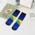 thumbnail image 6 of Lsque Geometry Dash Printed Crew Socks, Moisture-Wicking Socks, Athletic Socks for Men Breathable Cushion Socks Casual Sport Socks for Running Traveling, 6 of 6