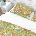 thumbnail image 4 of Designart 'Pattern Paisley' Vintage Duvet Cover Set, 4 of 4