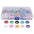 thumbnail image 1 of Eyelet Grommet Kit, Easy Installation Grommet Tool Kit DIY Making  For Leather Crafts For Tent, 1 of 8