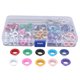 thumbnail image 1 of Kit de herramientas con ojales, Material plástico de hierro, fabricación de bricolaje, juego de ojales chapados coloridos de 8mm/0,3 pulgadas para manualidades de cuero, 1 of 5