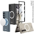 thumbnail image 3 of Compatible with Magsafe Case for Samsung Galaxy Z Fold 6 Case with Screen Protector, Detachable Ring Magnetic All-Inclusive Shockproof Slim Matte Case for Samsung Galaxy Z Fold 6 5G, Titaniumgray, 3 of 8
