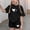 Black, variant on Girls Graphic Outfit Sets, Crew Neck Casual Summer Short Sleeve Kids Clothing Set Pink Size 7-8T