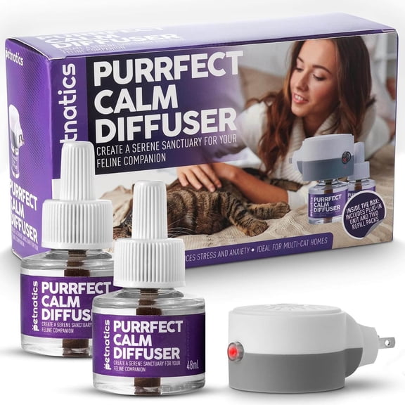 Purrfect Calm Cat Diffuser – Odorless Plug-In for a Comfortable Environment
