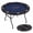 Blue + Black, variant on ELLEGNT Poker Table with 8 Cup Holders & Padded Edges - 48" Foldable, Metal Legs for Blackjack, Green + Black