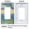 thumbnail image 3 of Yayeee Rocker Switch Wall Plate 2-Gang 4.7"x4.6" Home Decorative Outlet Cover, Retro Mountain, 3 of 6