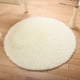 thumbnail image 2 of Advancent Alfombras mullidas antideslizantes, alfombra peluda, alfombra para el suelo, habitación, hogar, dormitorio, alfombra redonda Decoración del hogar Blanco crema 0.4 m, 2 of 6