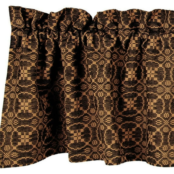 Marshfield Jacquard Valance Red or Black