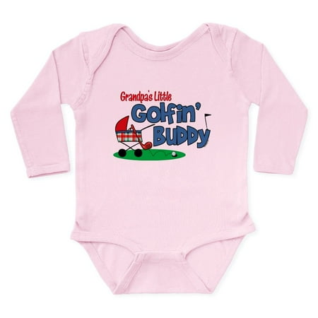 

CafePress - Grandpa S Little Golfin Buddy Ls Infant B - Long Sleeve Infant Bodysuit
