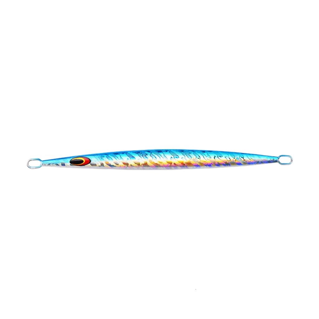 Yihuala Saltwater Sea Fishing Vertical Jigs Fishing Baits Fishing Tackle Accessories Metal Jigging Spoon 80/120/160/200g