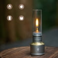 thumbnail image 3 of CandleLight Kit de luz de velas, lámpara portátil a prueba de viento, luz de velas para acampar al aire libre, quemador de gas, lámpara de tienda, lámpara de Picnic, barbacoa, linterna de pesca CAMPINGMOON CandleLight, 3 of 7