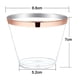 thumbnail image 5 of Paquete de 50 vasos de cóctel de plástico de 9 oz, vaso desechable de plástico, 5 of 5