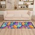 thumbnail image 2 of Yayeee Runner Rug for Bedroom 2'x6' Machine Washable Hallway Non Slip Mat, Colorful Leaves, 2 of 8