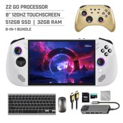 Lenovo Legion Go S 512GB Gaming Handheld 8-inch Touchscreen 120Hz WUXGA AMD Ryzen Z2 Go CPU, Mytrix Gold Wireless Pro Controller, Hub, 128GB MicroSD, Keyboard & Mouse, 8 in 1 Bundle