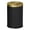 9L-Checked Black, variant on 2.4 Gallon Bathroom Trash Can with Lid, Pu Leather Modern Garbage Can, Round Decorative Waste Basket, for Near Desk, Powder, Bedroom, Hotel, Office, Home