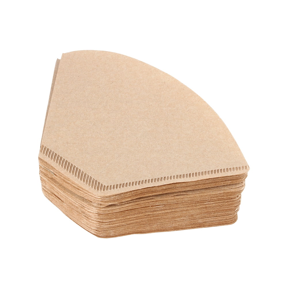 Herwey Coffee Filter Papers,100x Unbleached Coffee Filter Papers Cones