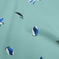 thumbnail image 1 of oneOone Cotton Flex Teal Blue Fabric Floral Magnolia Diy Clothing Quilting Fabric Print Fabric By Yard 40 Inch Wide, 1 of 4