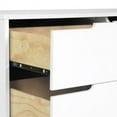thumbnail image 5 of Babyletto Hudson 6 Drawer Double Dresser in White, 5 of 8