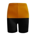 thumbnail image 5 of LEBONYARD Ladies Stretchy Yoga Shorts Workout Running Lounge Wear,Women's Summer High Waisted Shorts Summer Casual Stretch Short Sport Shorts Orange S, 5 of 5
