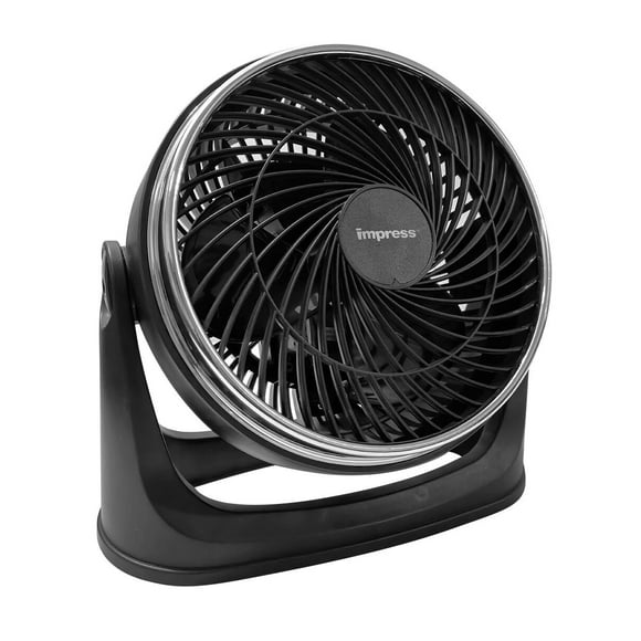 Impress Im-718tc Ventilador De Mesa, 9 Pulgadas, Negro