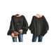 thumbnail image 3 of Suéter de Talla Grande para Mujer, Informal, de Cuello Redondo, Holgado, Estilo Cómodo. Negro L, 3 of 7
