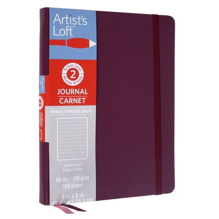 UPC: 0191518194197 | Wine Premium Hardcover Dot Journal  6  x 8  by Artist s Loft™