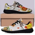 thumbnail image 3 of Thanksgiving Day Turkey Pumpkin Shoes Sneakers Black Size 8.5, 3 of 7