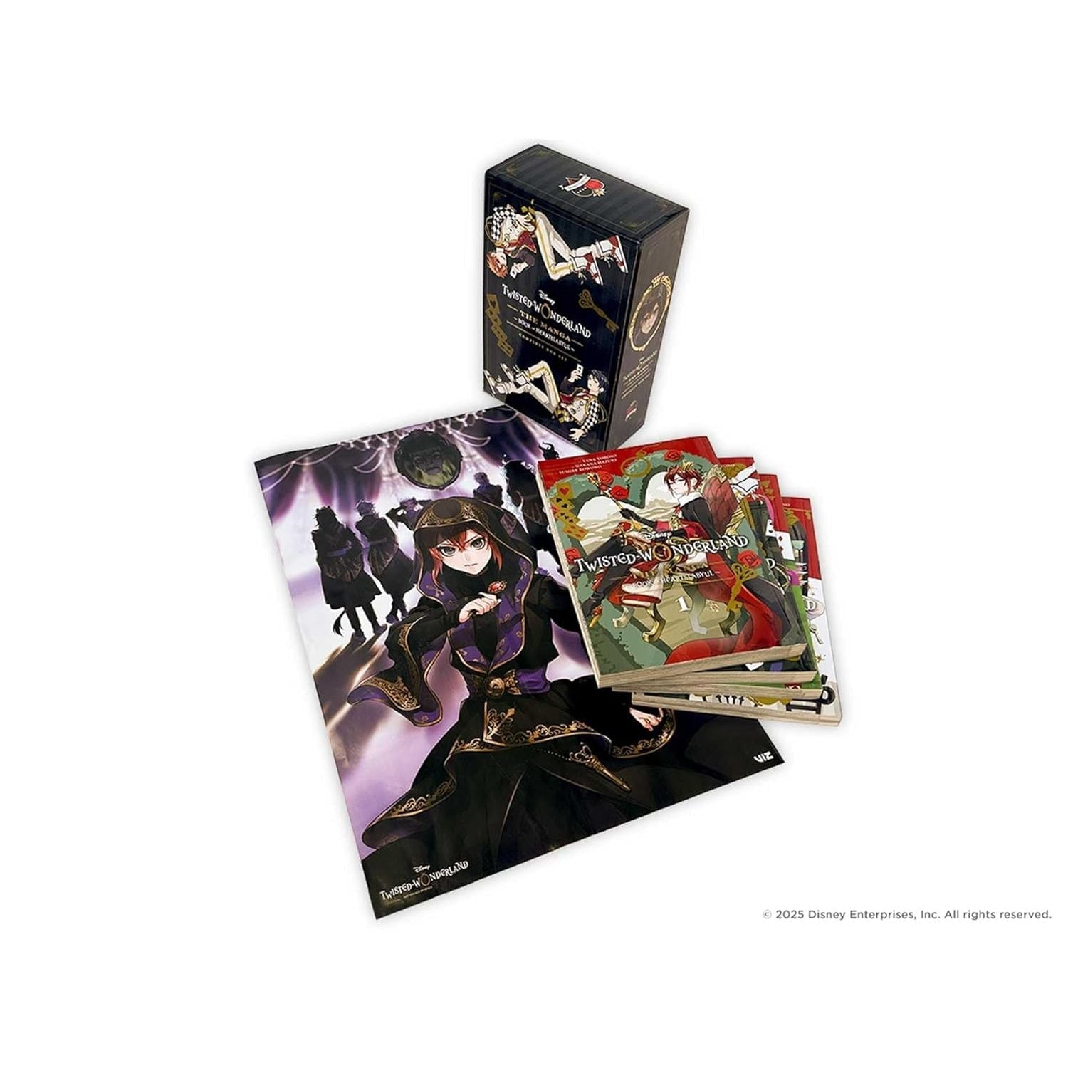 Disney Twisted-Wonderland: The Manga - B Disney Twisted-Wonderland: The Manga - Book of Heartslabyul Complete Box Set: Includes Vols. 1-4 with Premium, Book 1, (Paperback)