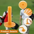 thumbnail image 4 of 12Pcs Rubber Golf Tee Golf Rubber Tees Holders Training Driving Range Tee Stable Ball Holder for Driving Range, 4 of 9