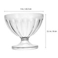 thumbnail image 4 of Footed Glass Dessert Cups 170ml 3Pcs for Mousse Ice Cream Appetizers, 4 of 5