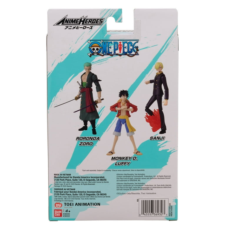 Anime Heroes – One Piece – Roronoa Zoro Action Figure 36932 Art