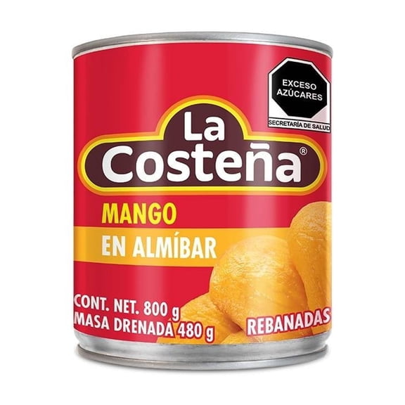 Mango en almíbar La Costeña en rebanadas 800 g